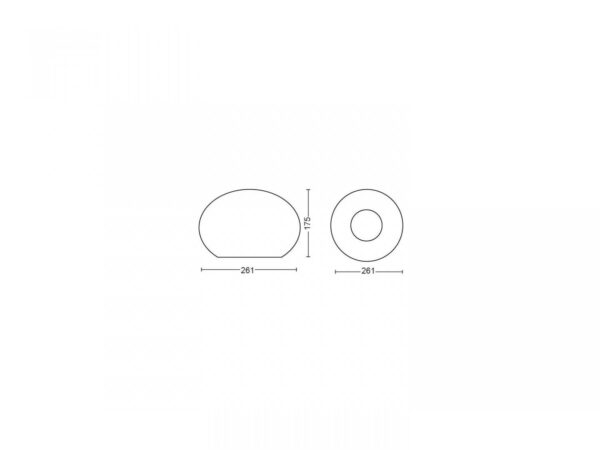 Lampa LED RGB Philips Hue Flourish, Bluetooth, E27, 9.5W (60W),