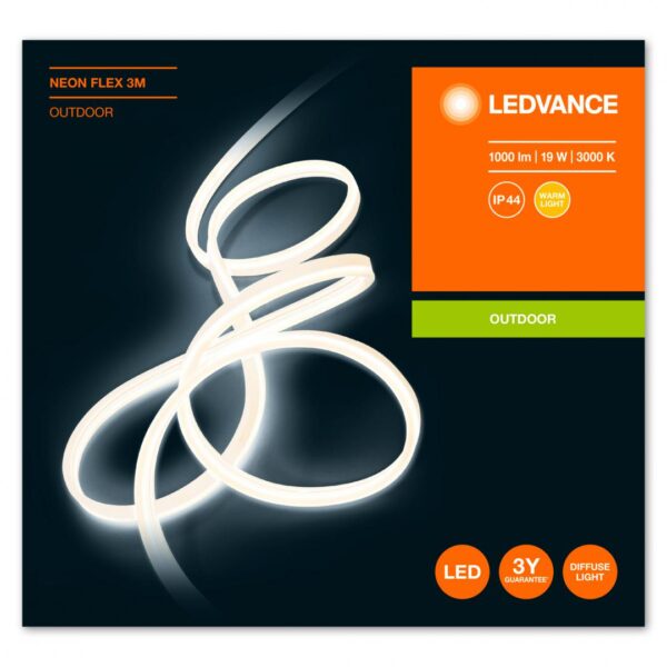 Banda LED pentru exterior Ledvance NEON FLEX, 19W, 220-240V, 1000