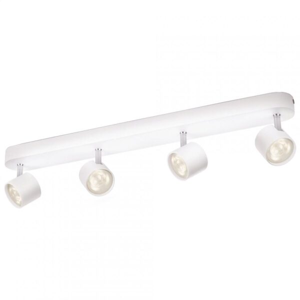 Bara cu 4 spoturi LED Philips myLiving Star, 3W (35W),