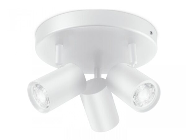 Spot LED RGB WiZ Imageo, Wi-Fi, Bluetooth, control vocal, 3xGU10,