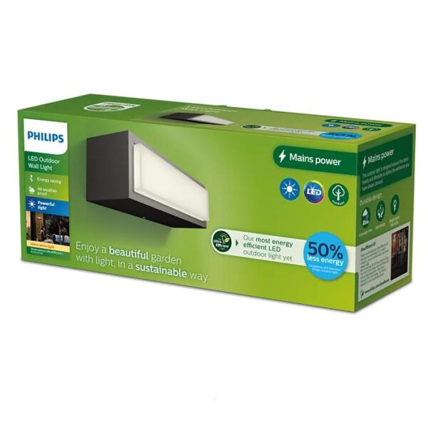 Aplica LED pentru exterior Philips STRATOSPHERE, 3.8W, 800 lm, lumina