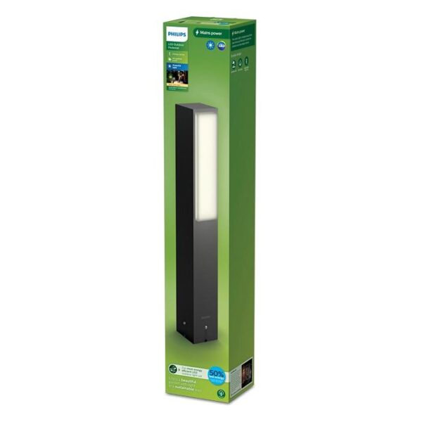 Stalp LED pentru exterior Philips STRATOSPHERE, 3.8W, 800 lm, lumina