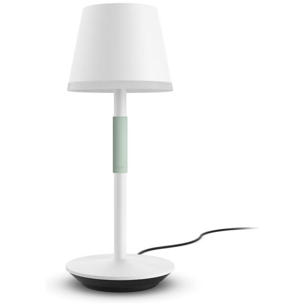 Lampa LED RGB Philips Hue Go, Bluetooth, cu acumulator, 6W,