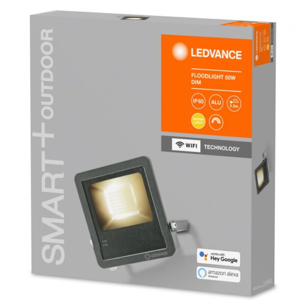 Proiector LED inteligent Ledvance SMART+ WiFi DIMMABLE, 50W, 220-240V, 4000