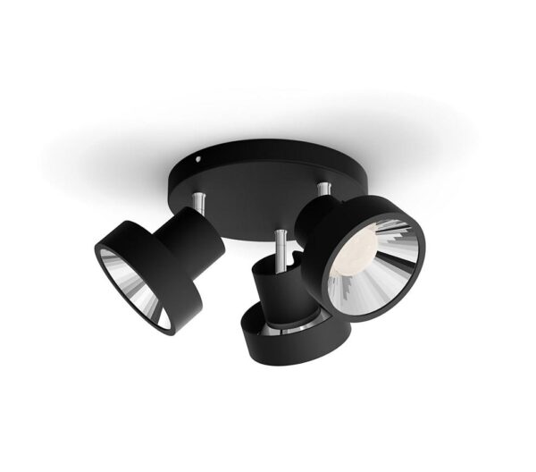 Spot LED Triplu Philips Bukko, 24V, 3x4.3W, 1200 lm, intensitate
