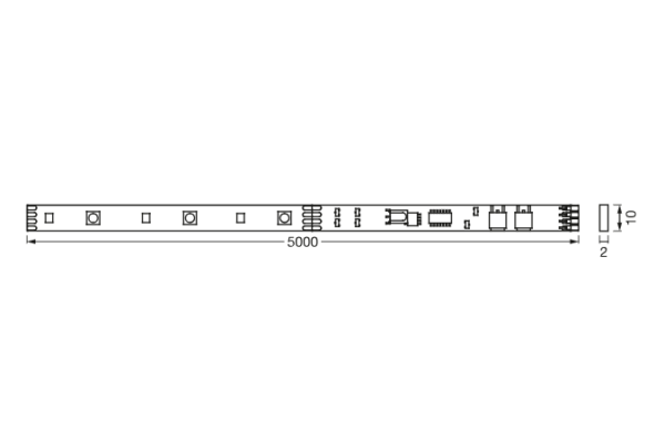 Kit Banda LED RGB Ledvance FLEX cu Telecomanda, 14W, 220-240V, - Image 4