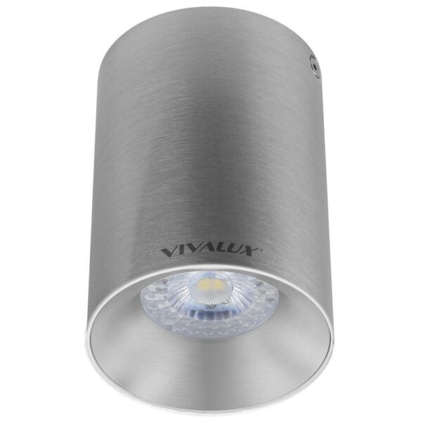 Spot Vivalux ROUND NEVILS, GU10, max. 35W, IP20, Ø70x100mm, Aluminiu,