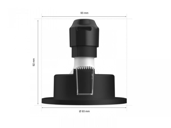 3 Spoturi LED RGB incastrate Philips Hue Xamento, Bluetooth, GU10,