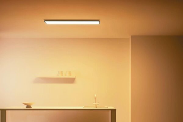 Panou LED WiZ Panel RT, Wi-Fi, control vocal, 36W, 3400