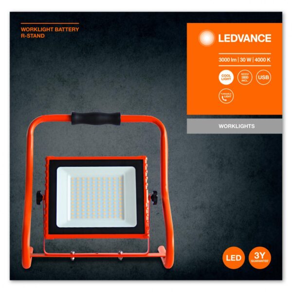 Proiector LED portabil (lampa de lucru) Ledvance Worklight Battery R- - Image 3