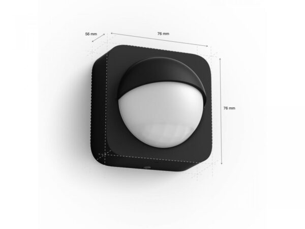 Senzor miscare pentru exterior Philips Hue 160°, instalare wireless, 2xAA,