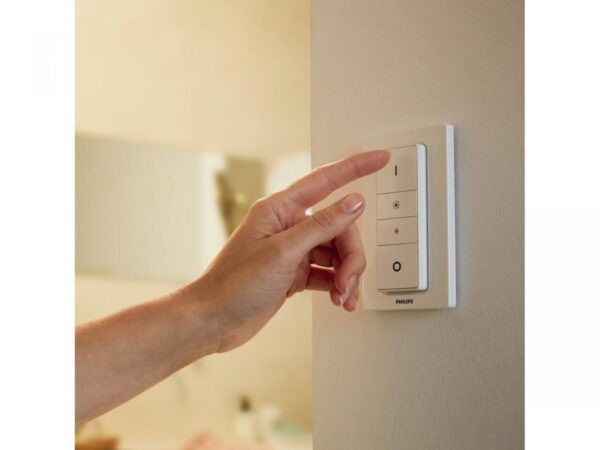 Spot LED Cvadruplu Philips Hue Buckram, Bluetooth, 4xGU10, 4x5W, 1400