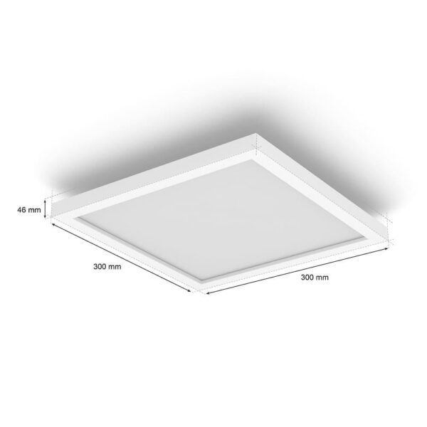 Panou inteligent LED RGB Philips Hue Surimu SQ, Bluetooth, 25W,
