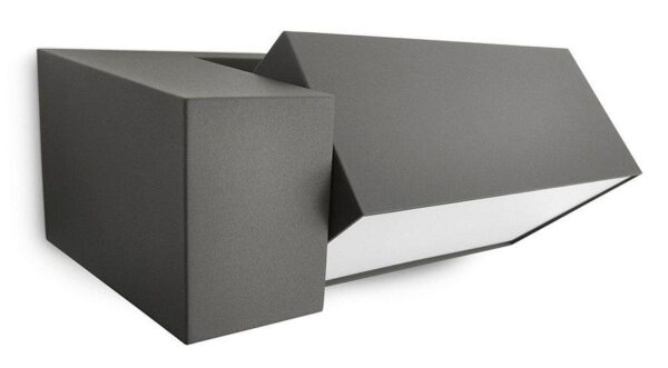 Aplica pentru exterior Philips Border, 1xE27, max 42W, IP44, 148x268x93mm,