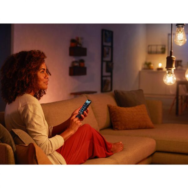 Bec LED inteligent vintage (decorativ) Philips Hue Filament Globe G125, - Image 4
