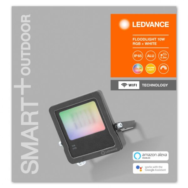 Proiector LED RGB inteligent Ledvance SMART+ WiFi Multicolour, 10W, 220-240V,