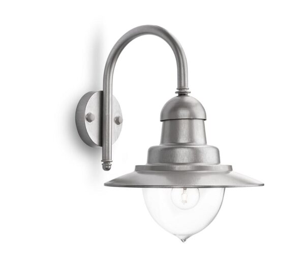 Aplica tip felinar pentru exterior Philips Raindrop, 1xE27, max 60W,