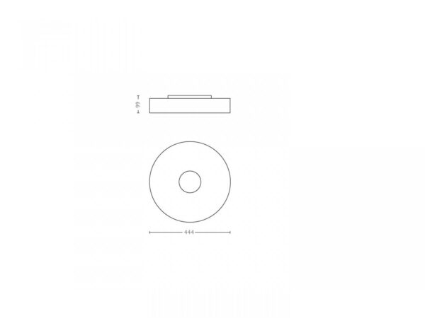Plafoniera LED Philips Hue Fair, Bluetooth, 25W, 2900 lm, lumina