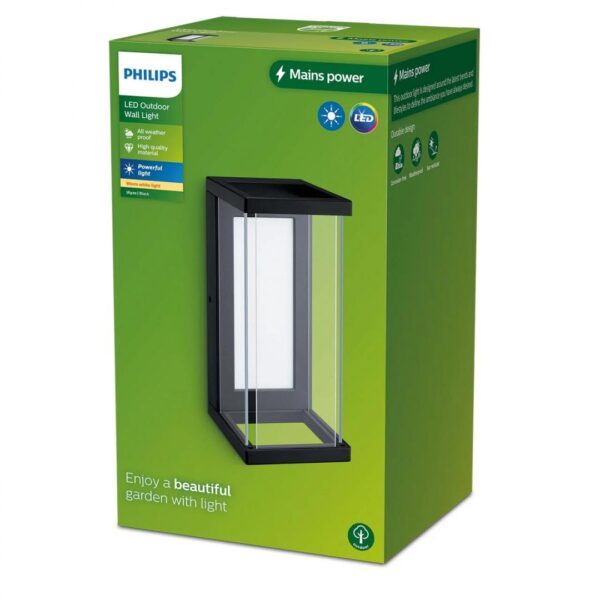 Aplica LED pentru exterior Philips ULYZO, 12W, 1500 lm, lumina