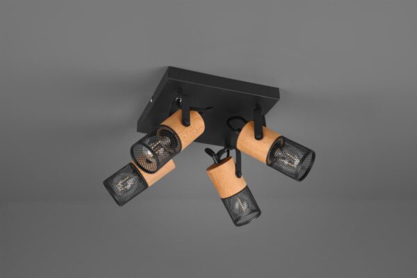 Spot Trio TOSH, excl.4xE14, pivotante, ↔ 22cm / ↗ 22cm - Image 3