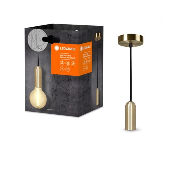 Pendul Ledvance Vintage 1906 Round Auriu, E27, max. 15W LED, - Image 3
