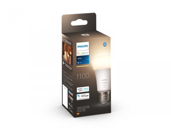 Bec LED inteligent Philips Hue A60, Bluetooth, E27, 9.5W (75W),