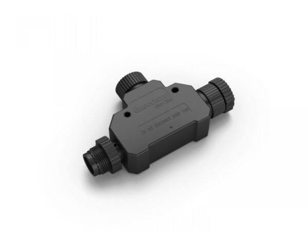 Conector in T Philips Hue pentru LowVolt, IP67, Negru