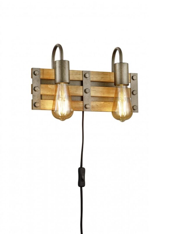 Aplica Trio KHAN 205570267, excl. 2x E27, max. 28W, 230V,