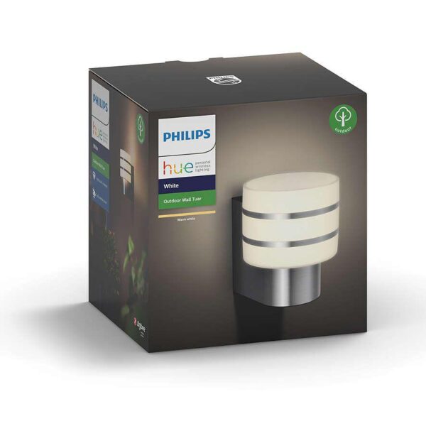 Aplica LED pentru exterior Philips Hue Tuar, 9W (60W), 806