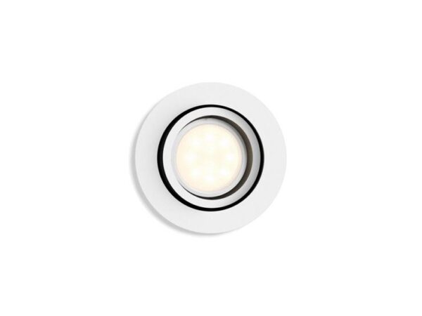 Spot LED incastrat Philips Hue Milliskin, Bluetooth, GU10, 5.5W (25W)