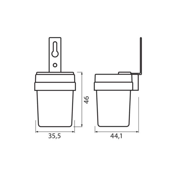 Senzor crepuscular aplicat Vivalux DELTA, 230V, 6A, IP44, 35.5x44.1x46mm, Alb