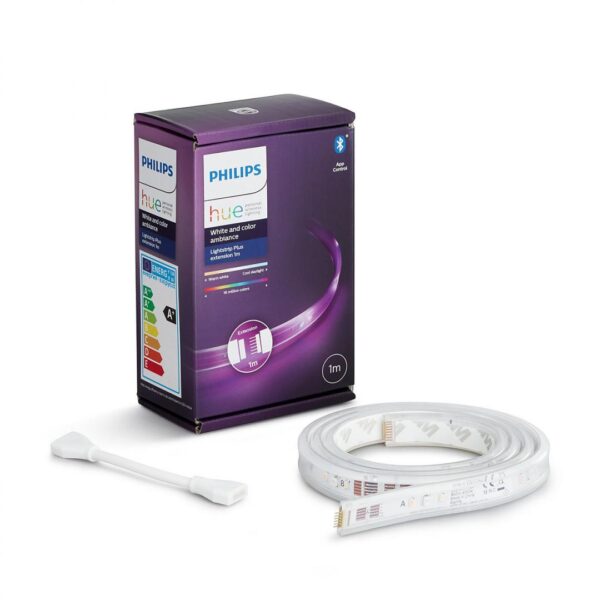 Extensie Banda LED RGB inteligenta Philips Hue Lightstrip Plus, 11.5W, - Image 3