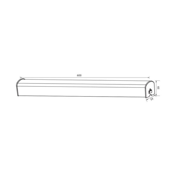 Aplica LED pentru baie Vivalux VISTA, 15W, 1200 lm, lumina - Image 3