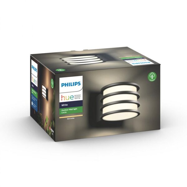 Aplica LED pentru exterior Philips Hue Lucca, 9.5W (60W), 806