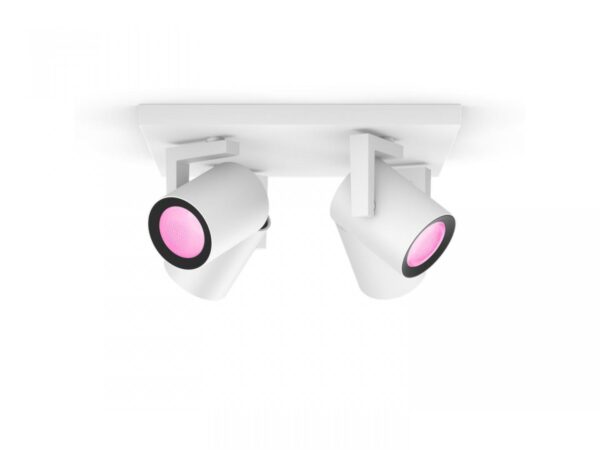 Spot LED RGB Cvadruplu Philips Hue Argenta, Bluetooth, 4xGU10, 4x5.7W, - Image 4