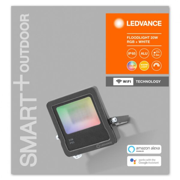 Proiector LED RGB inteligent Ledvance SMART+ WiFi Multicolour, 20W, 220-240V, - Image 3