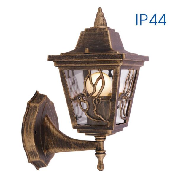 Aplica tip felinar Vivalux LYON UP, E27, max 1x60W, IP44,