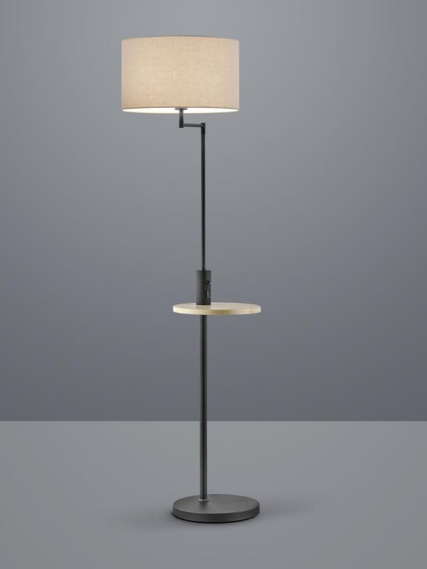 Lampadar Trio CLAAS, excl.1xE27  , masuta, USB port cu - Image 3