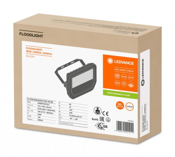 Proiector LED Ledvance FLOODLIGHT PERFORMANCE, 20W, 100-277V, 2400 lm, lumina - Image 5