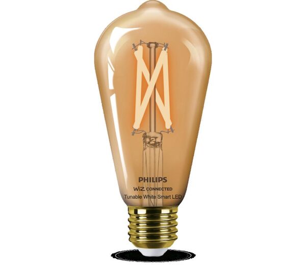 Bec LED inteligent vintage (decorativ) Philips Filament Bulb Amber ST64,