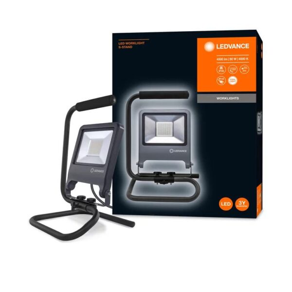 Proiector LED (lampa de lucru) Ledvance Worklight S-Stand, 50W, 220-240V,