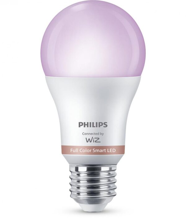3 Becuri LED RGB inteligente Philips Bulb A60, Wi-Fi, E27,