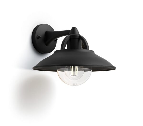 Aplica tip felinar pentru exterior Philips Cormorant, 1xE27, max 42W,
