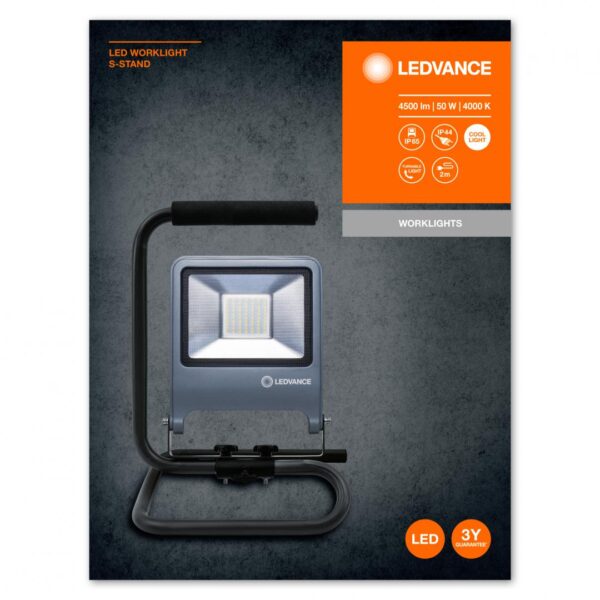 Proiector LED (lampa de lucru) Ledvance Worklight S-Stand, 50W, 220-240V, - Image 3