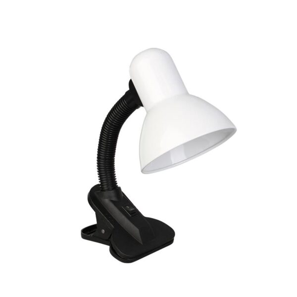 Lampa cu clips 2R Pinch White, 1xE27, max. 40W, Intrerupator,