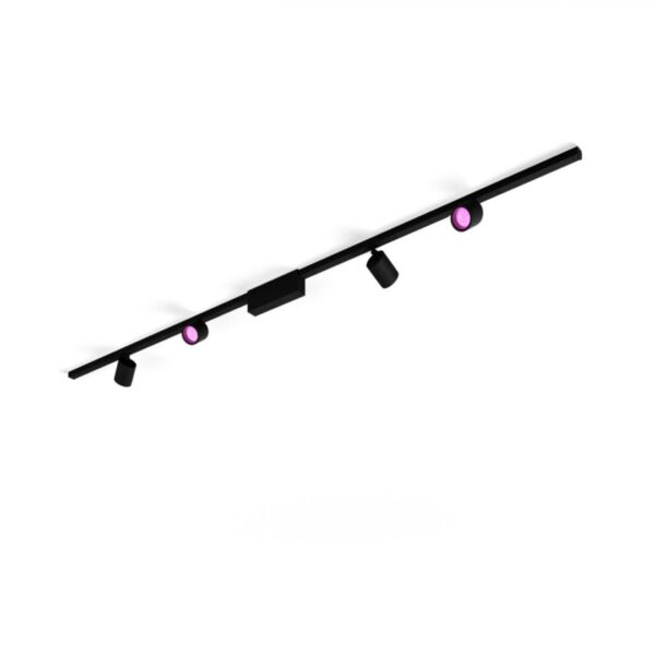 Spot LED RGB Philips Hue Perifo, kit de baza, 4 spoturi,