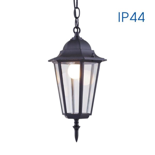 Pendul tip felinar Vivalux MARIBOR, E27, max. 1x60W, IP44, 150x150x1090mm,