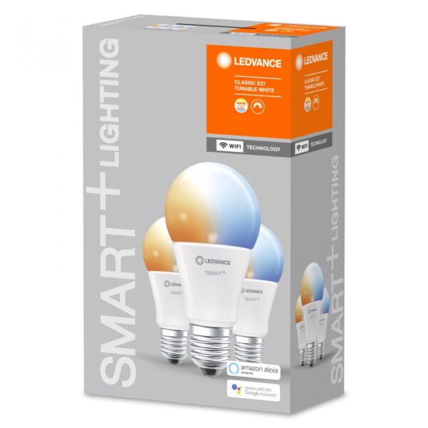 3 Becuri LED inteligent Ledvance SMART+ WiFi Classic Tunable White - Image 3