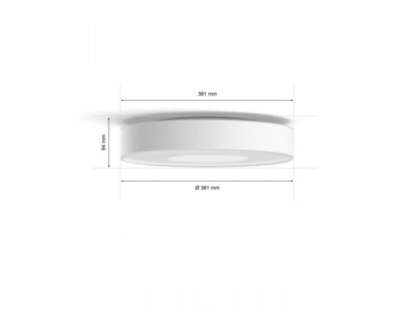 Plafoniera LED RGB Philips Hue Infuse, Bluetooth, 33.5W, 2350 lm, - Image 3