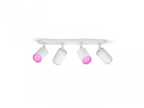 Spot LED RGB Cvadruplu Philips Hue Fugato, Bluetooth, 4xGU10, 4x5.7W, - Image 3